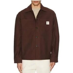 AGOLDE x RSVP Gallery Erving Shirt Jacket Wynwood Brown NWOT Men's S‎